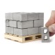 Dolls House 24 Breeze Blocks on Pallet Concrete Classic Cinder Building Supplies