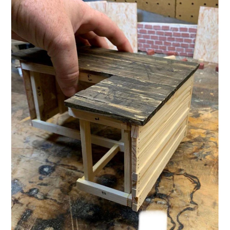 Dolls House Plywood 3 Square Pieces 1:12 Scale Building Construction Accessory