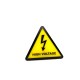 Dolls House High Voltage Sign Large Warning Electrical Hazzard Accessory 1:12