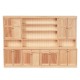 Dolls House Kitchen Cabinet Light Oak Units Cupboards Hoosier JBM Furniture