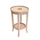 Dolls House Plant Stand Inlaid Unfinished Bare Wood 2 Tier Table 1:12 Dolls House Plant Stand Inlaid Unfinished Bare Wood 2 Tier Table 1:12