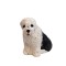 Dolls House Old English Sheep Dog Puppy 1:12 Scale Pet