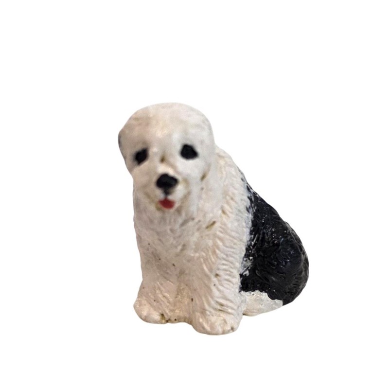 Dolls House Old English Sheep Dog Puppy 1:12 Scale Pet Dolls House Old English Sheep Dog Puppy 1:12 Scale Pet