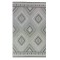 Dolls House Outdoor Rug Grey on Grey 1:12 Modern Garden Accessory Printed Card
