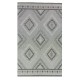 Dolls House Outdoor Rug Grey on Grey 1:12 Modern Garden Accessory Printed Card