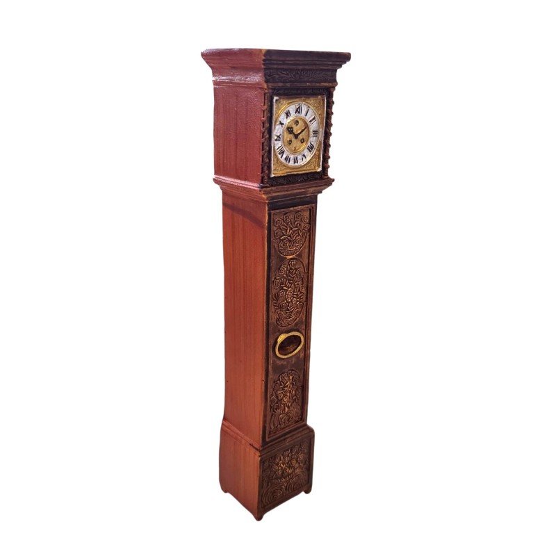 Dolls House Grandfather Clock Resin 1:12 Scale Miniature