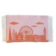 Dolls House London Skyline Rug Double Sided Design Orange 1:12 Accessory Small