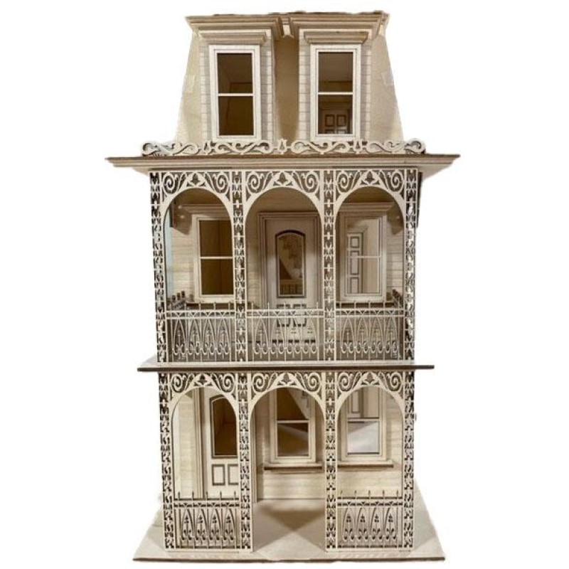 Saint Charles French Quarter Dolls House 1:24 Half Scale Laser Cut Flat Pack Kit