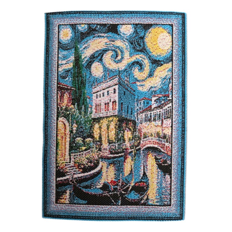 Dolls House Venetian Canal Scene Tapestry Wall Hanging Woven Silk Rug Dolls House Venetian Canal Scene Tapestry Wall Hanging Woven Silk Rug