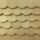 Dolls House Fish Scale Wooden Shingle Strips Unfinished Roofing Tiles Pack of 12