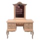 Dolls House Dressing Table Unfinished Bare Wood French Style Dolls House Dressing Table Unfinished Bare Wood French Style