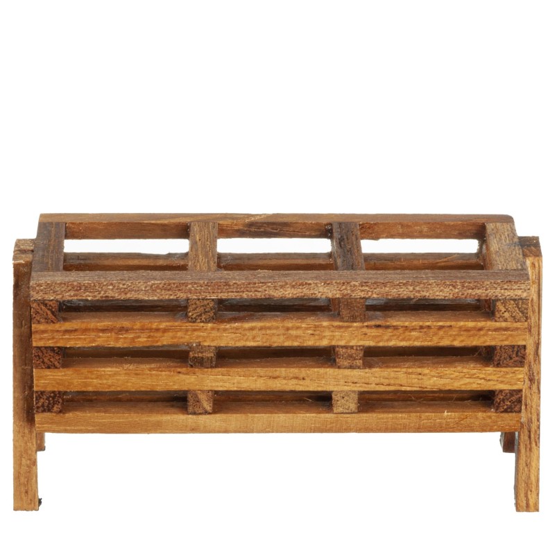 Dolls House Rustic Divided Display Shelving Unit Stand Grocery