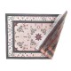 Dolls House Rug Traditional Dark Green Floral Rectangular Carpet Large Dolls House Rug Traditional Dark Green Floral Rectangular Carpet Large