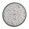 Dolls House Round Area Rug Circular Carpet Vintage Green Floral Design Lge