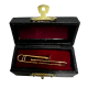 Dolls House Trombone Brass Miniature Music Room School Instrument 1:12 Scale