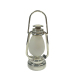 Dolls House Silver Oil Lamp Lantern Miniature LED Battery Lighting