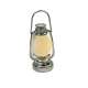 Dolls House Silver Oil Lamp Lantern Miniature LED Battery Lighting