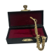 Dolls House Alto Saxophone Miniature Music Room School Instrument