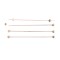 Dolls House 4 Wooden Curtain Rails Rods Poles Miniature 1:12 Scale Accessory  