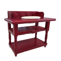 Dolls House Victorian Mahogany Wash Stand Bedroom Bathroom Furniture