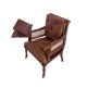 Dolls House Walnut Armchair with Writing Table JBM Miniature Furniture