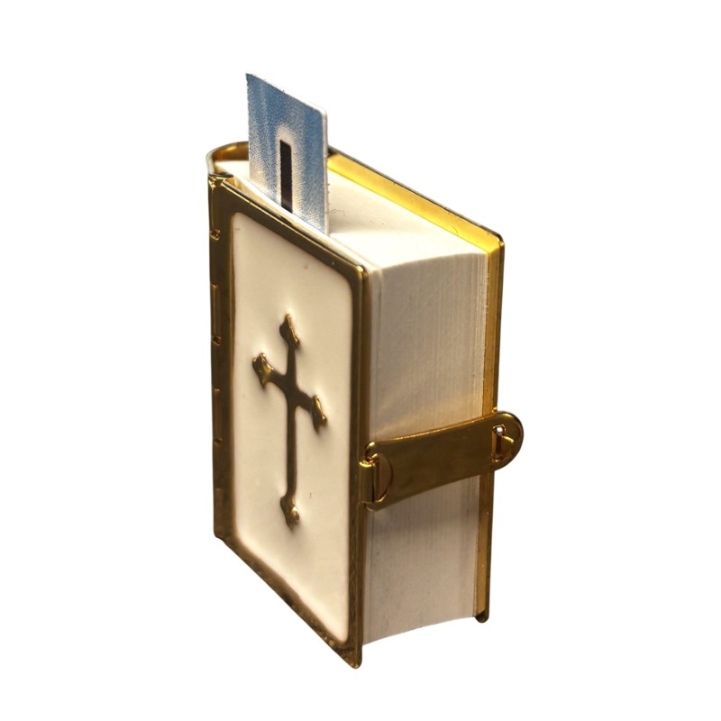 Dolls House Bible with Printed Pages Miniature Church Accessory 