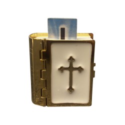 Dolls House Bible with Printed Pages Miniature Church Accessory Dolls House Bible with Printed Pages Miniature Church Accessory