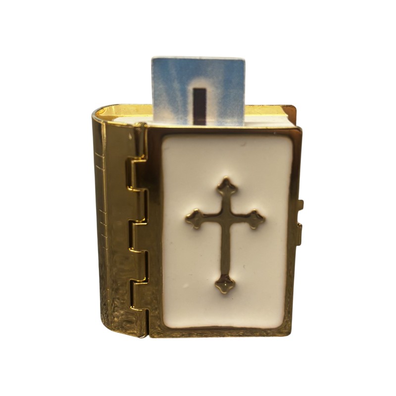Dolls House Bible with Printed Pages Miniature Church Accessory 