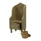 Dolls House Victorian Potty Chair Unfinished Bare Wood Miniature Furniture