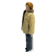 Dolls House Modern Man in Beige Jacket Miniature Porcelain People