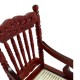 Dolls House Mahogany Rocking Chair Rocker Miniature 1:12 Wooden Furniture 
