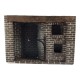 Dolls House Old Fashioned Brick Fireplace Colonial Walk-In Resin
