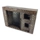 Dolls House Old Fashioned Brick Fireplace Colonial Walk-In Resin