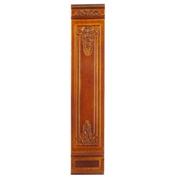 Dolls House 2" Wide Wall Panel French Boiserie Style Walnut JBM 1:12 Accessory