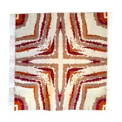 Dolls House Square Area Rug Modern Abstract Design Floor Accessory Medium