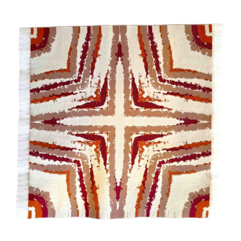 Dolls House Square Area Rug Modern Abstract Design Floor Accessory Medium