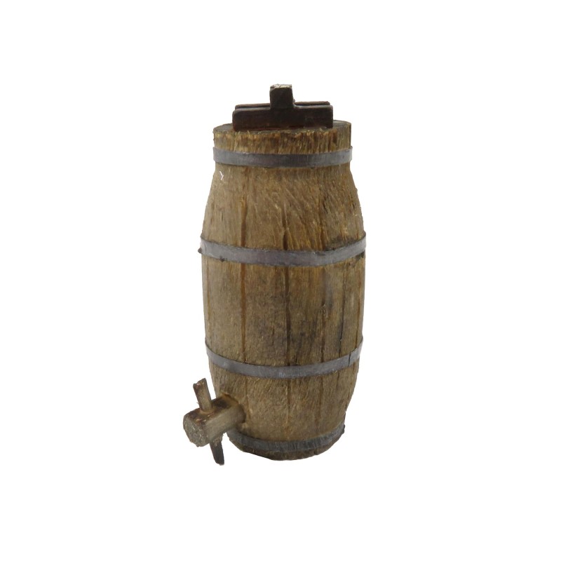 Dolls House Rustic Water Butt Tank Barrique Barrel Pub Stable Farm Accessory