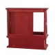 Dolls House Display Cabinet Case Mahogany Shop Fitting Store Furniture Miniature