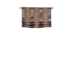 Dolls House Roman Blind Grey Beige Modern Miniature Window Accessory 1:12 Scale