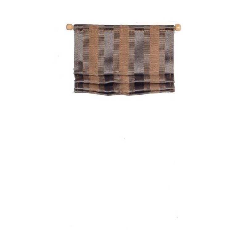 Dolls House Roman Blind Grey Beige Modern Miniature Window Accessory 1:12 Scale Dolls House Roman Blind Grey Beige Modern Miniature Window Accessory 1:12 Scale