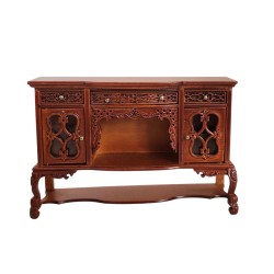 Dolls House Sideboard Walnut Buffet Victorian Platinum Dining Room Furniture