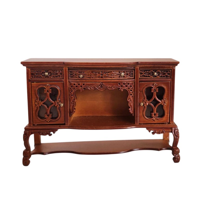 Dolls House Sideboard Walnut Buffet Victorian Platinum Dining Room Furniture