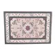 Dolls House Rug Traditional Dark Green Floral Rectangular Carpet Large Dolls House Rug Traditional Dark Green Floral Rectangular Carpet Large