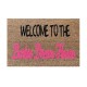 Dolls House Welcome Barbie Door Mat Porch Rug 1:12 Accessory Printed Card
