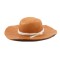 Dolls House Pioneer Stetson Leather Open Crown Hat Cowboy Ranch Stable Accessory