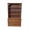Dolls House Oak Bookcase Dresser 2 Double Drawers Miniature Furniture 1:12 Scale