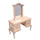 Dolls House Dressing Table Unfinished Bare Wood French Style Dolls House Dressing Table Unfinished Bare Wood French Style
