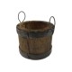 Dolls House Weathered Rustic Bucket Western Wooden Garden Farm Stable Accessory