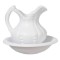 Dolls House White Jug & Bowl Chrysnbon Victorian Bedroom Accessory 1:12 Scale