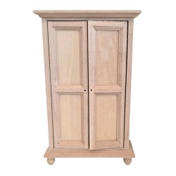 Dolls House Wardrobe Unfinished Bare Wood Dolls House Wardrobe Unfinished Bare Wood